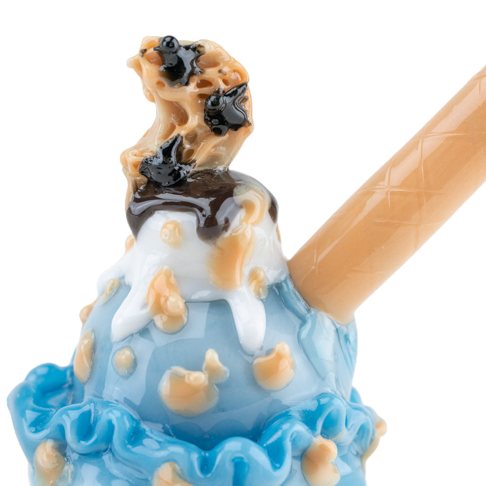 Cookie Monster Sundae Nano Dab Rig - inhalco