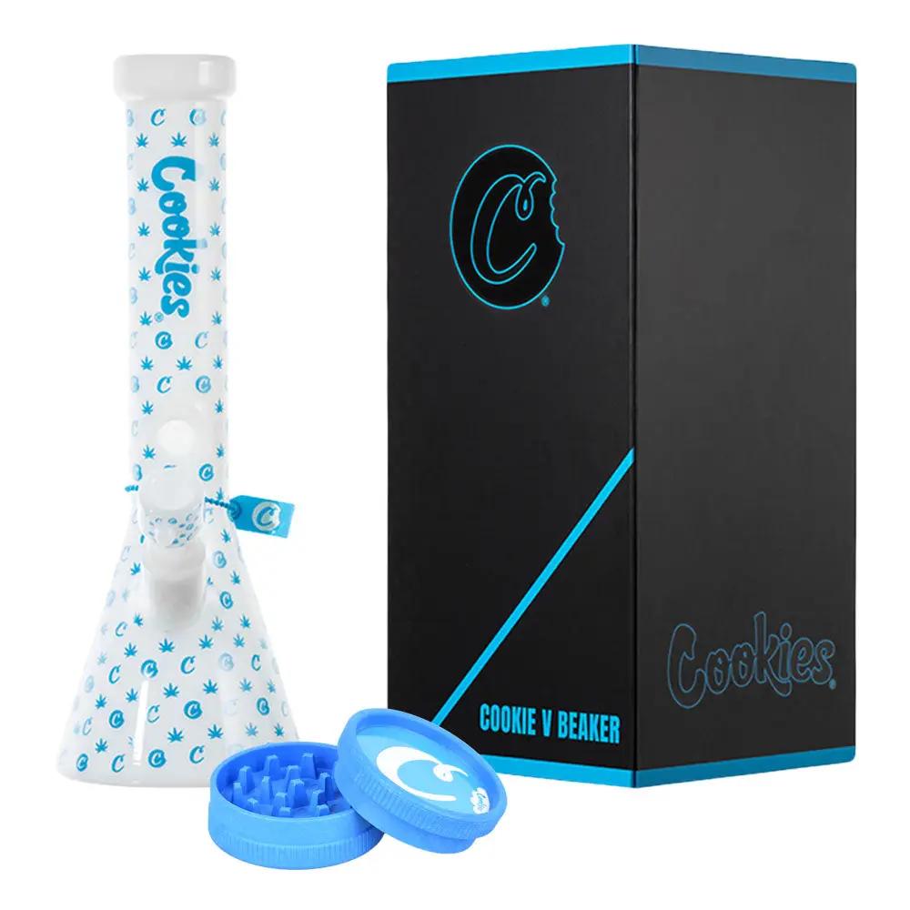 Cookies V Glass Beaker Bong