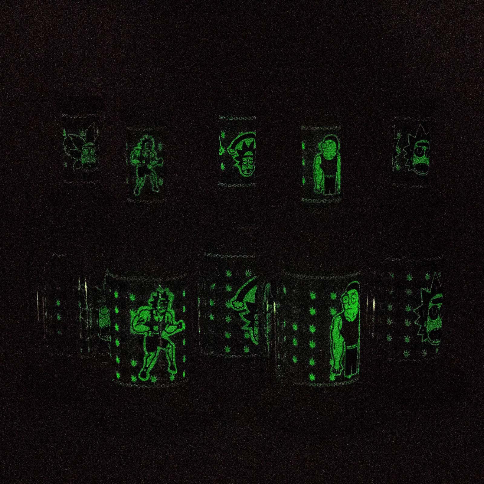 Cosmic Phantom Glow In the Dark Water Bongs