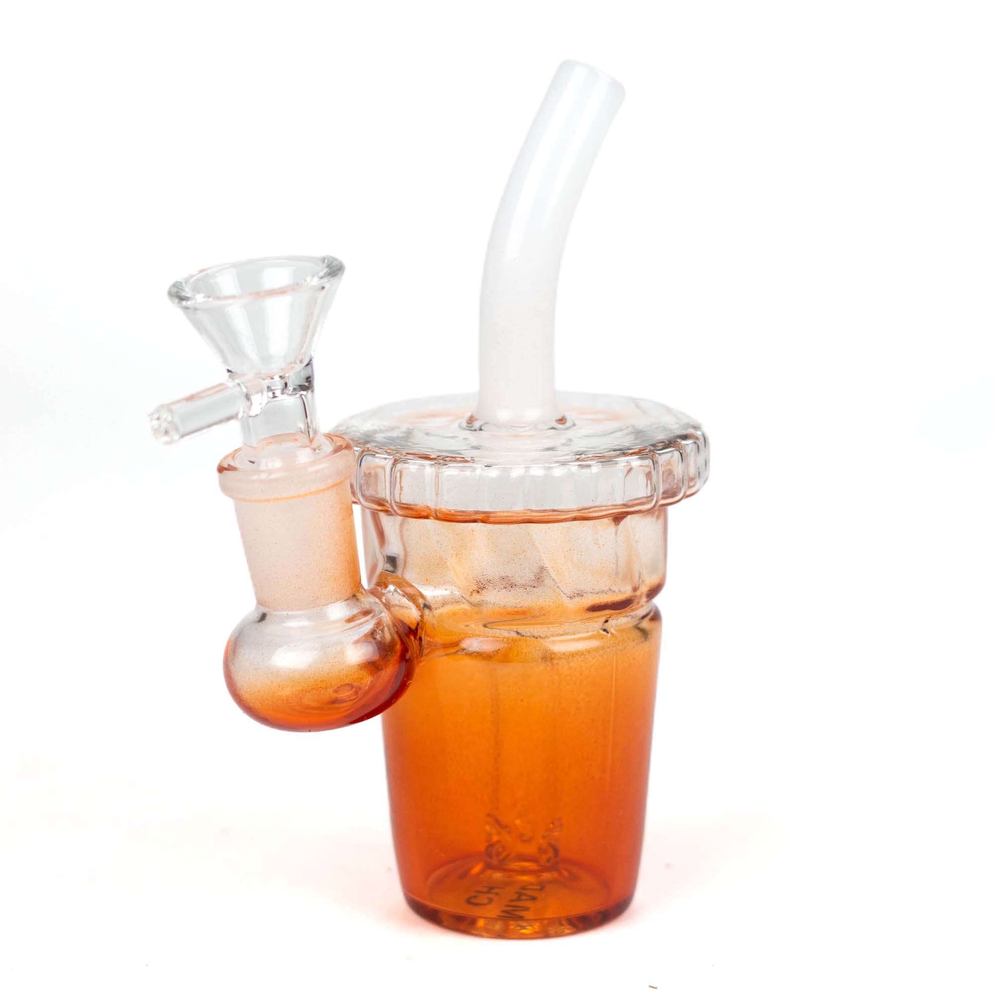 5.5&quot; Cup Water Bong With Straw