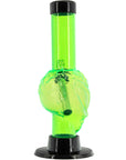 Mini Skull Acrylic Bong 6"