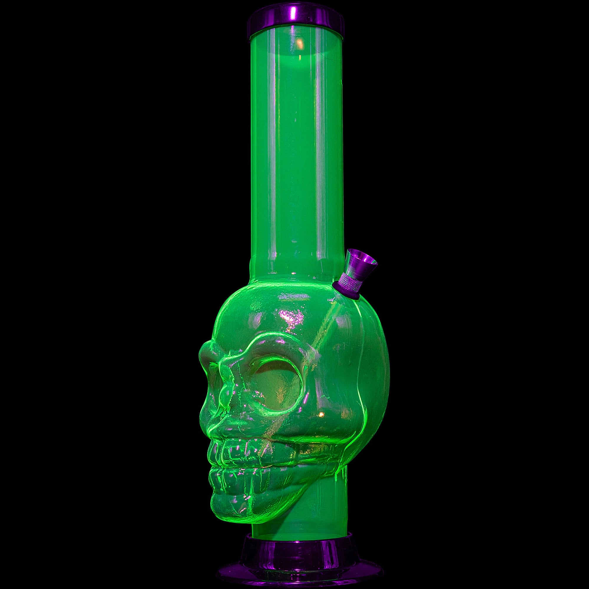 Acrylic Skull Chamber Bong