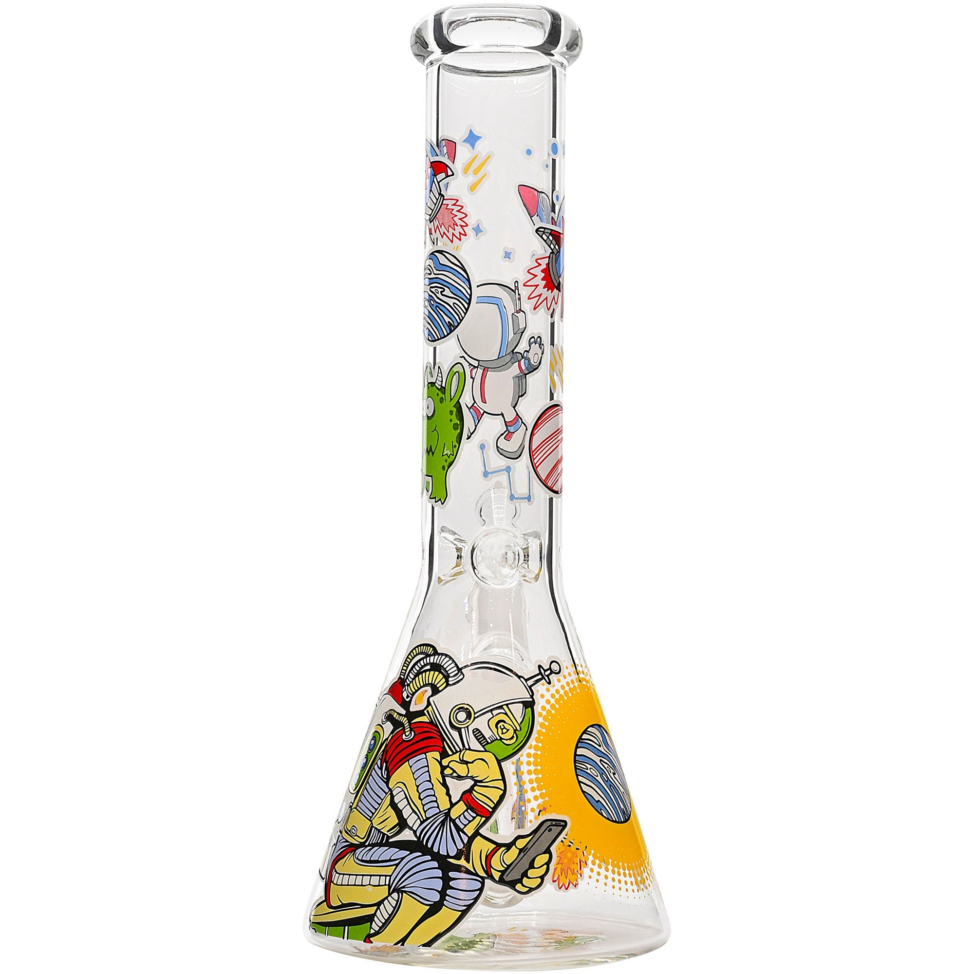 Space Beaker 10 Inch 5mm Thick Glass