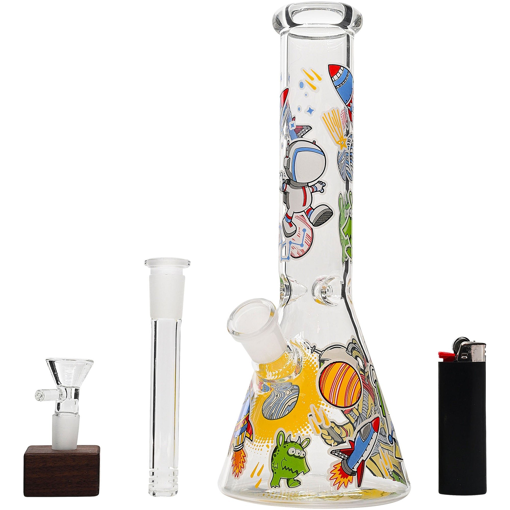 Space Beaker 10 Inch 5mm Thick Glass