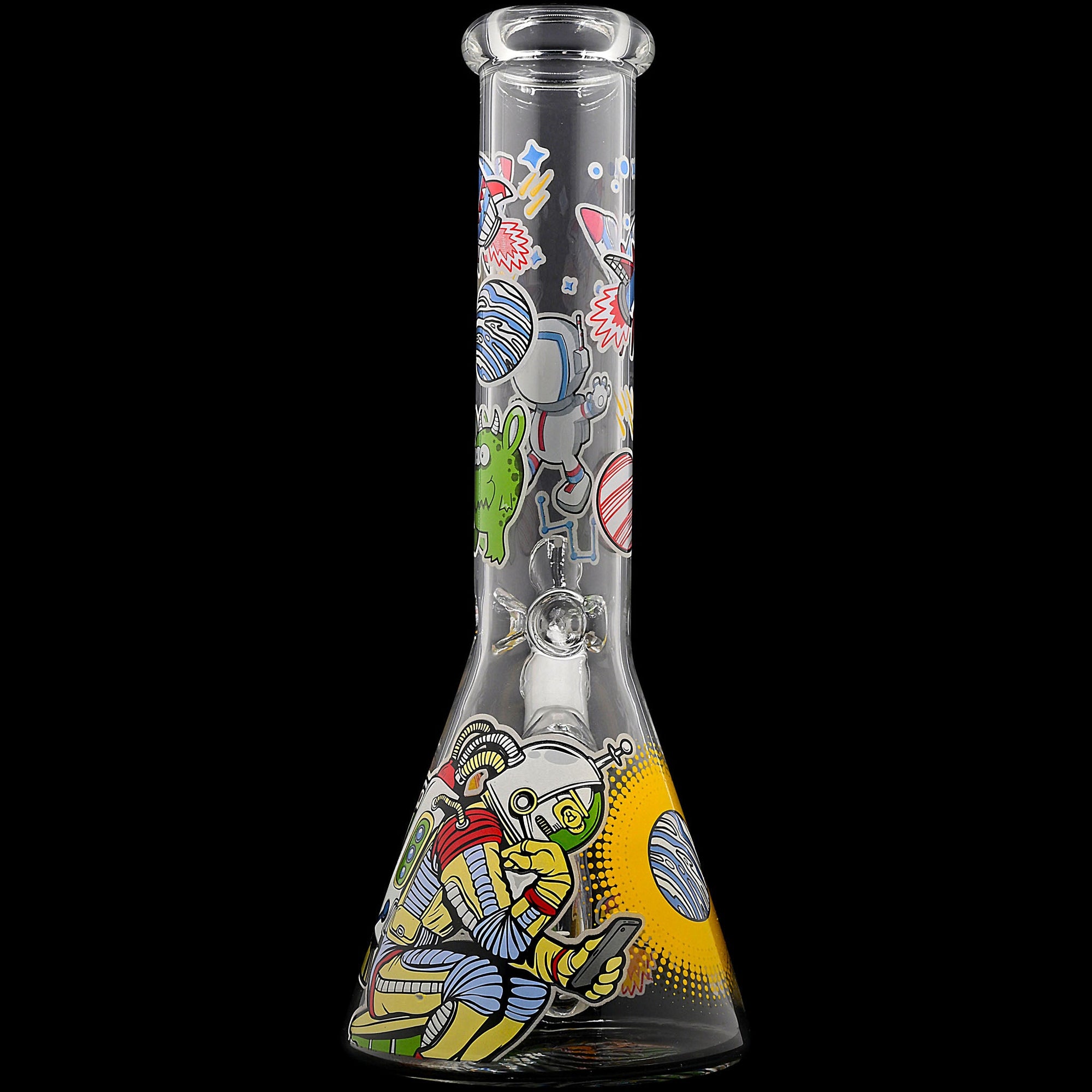 Space Beaker 10 Inch 5mm Thick Glass
