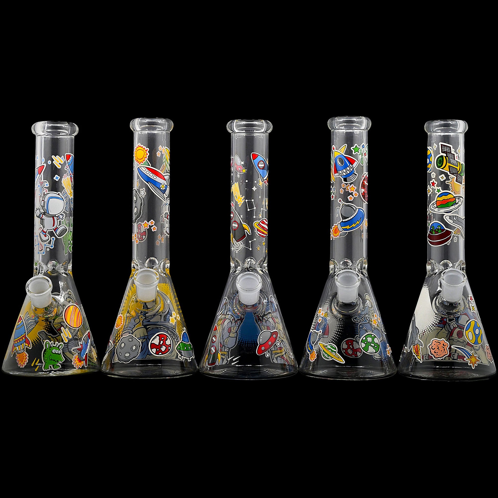 Space Beaker 10 Inch 5mm Thick Glass