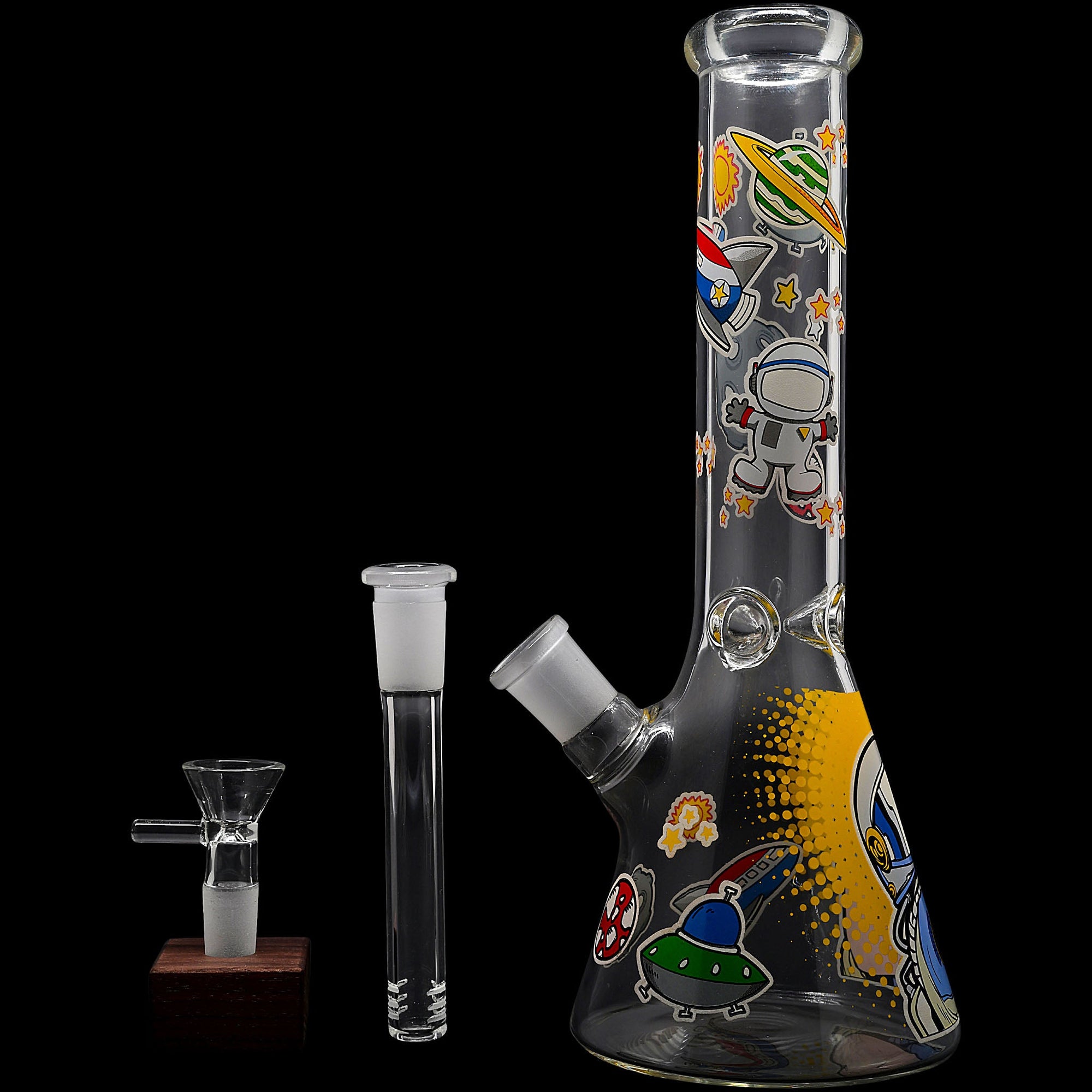 Space Beaker 10 Inch 5mm Thick Glass