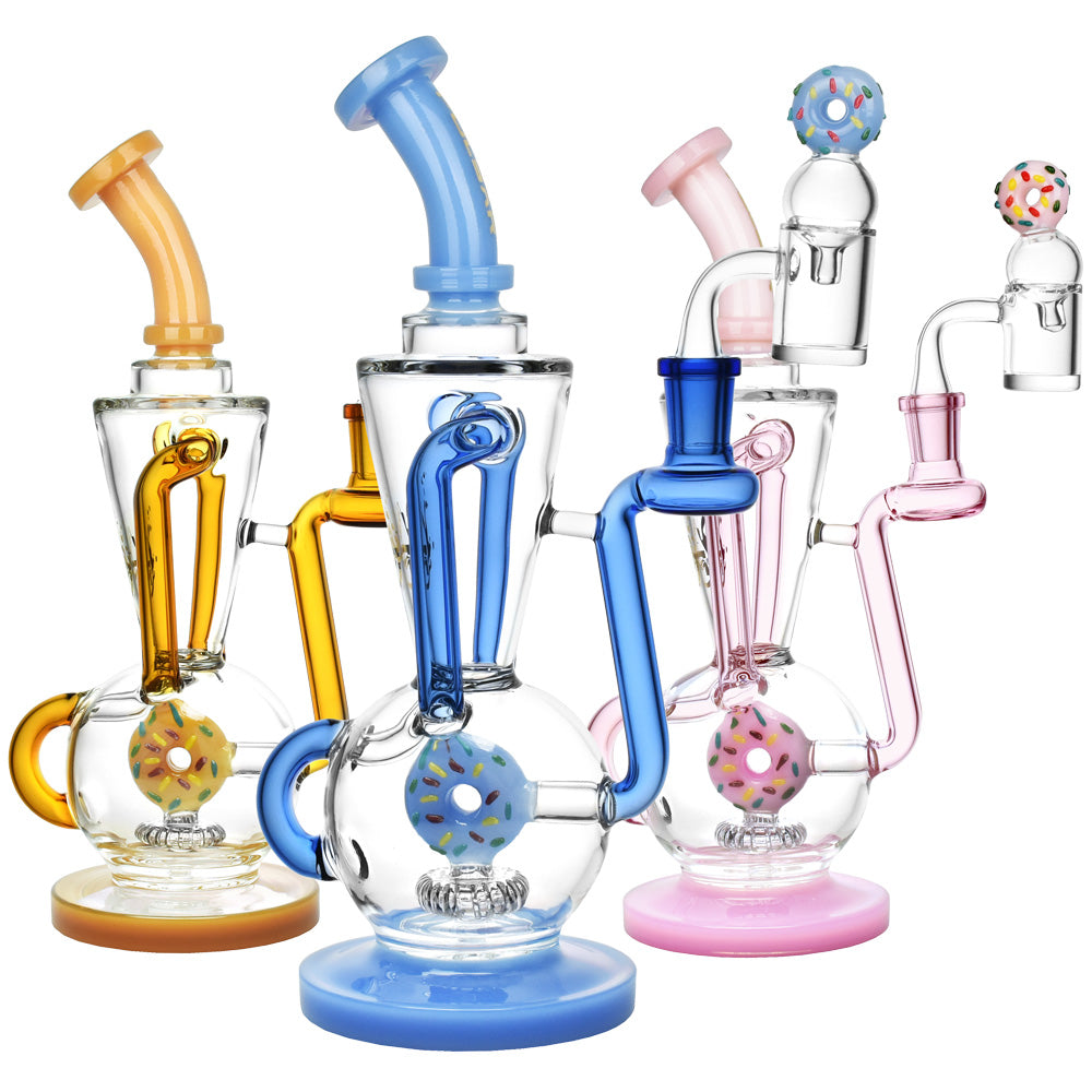 Delectable Donut Recycler Dab Rig 14mm 