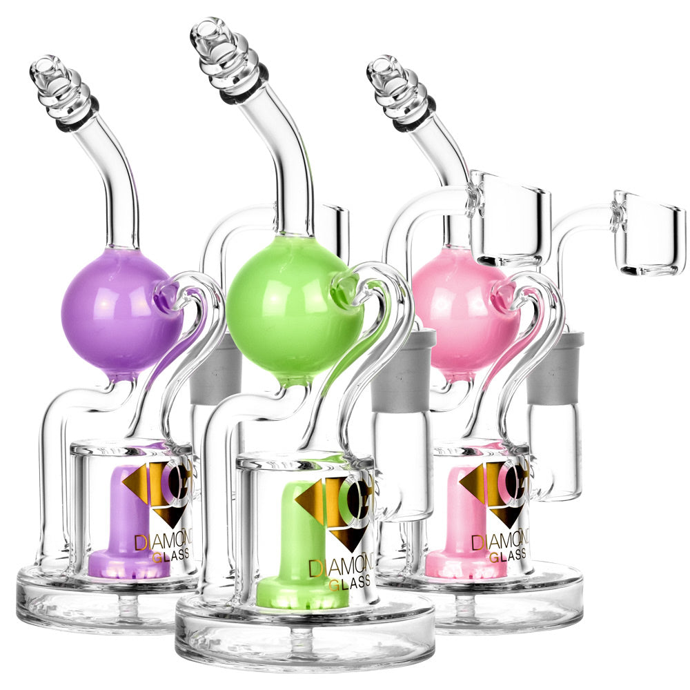 Diamond Glass Buoy Dab Recycler Rig – INHALCO