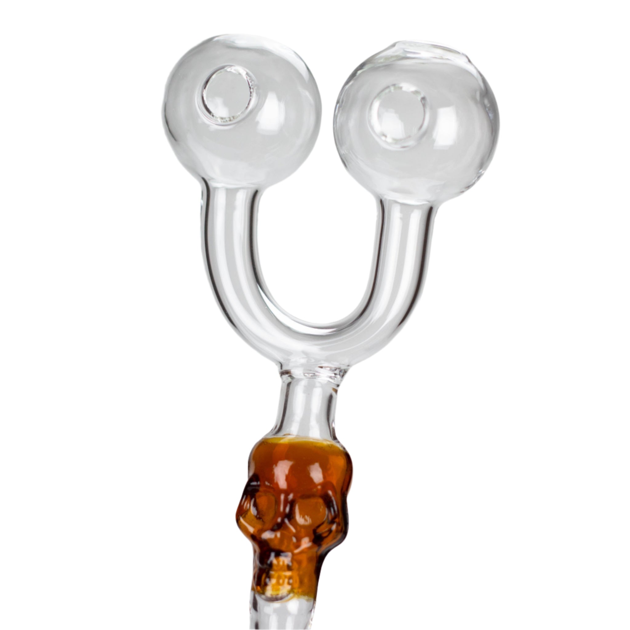 HIT Double Skull Oil Burner Pipe - inhalco