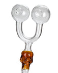 HIT Double Skull Oil Burner Pipe - inhalco