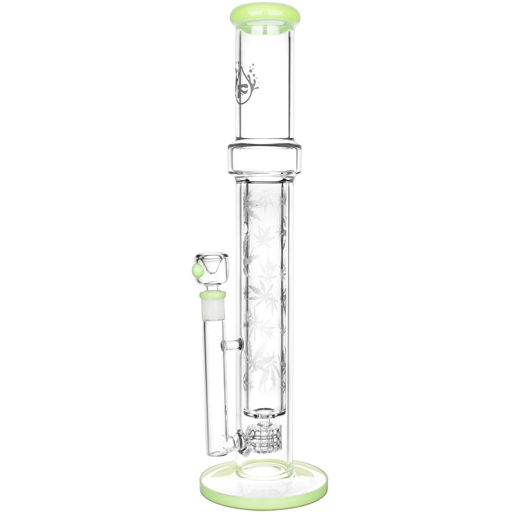 Double Wall Perc Straight Tube Water Pipe