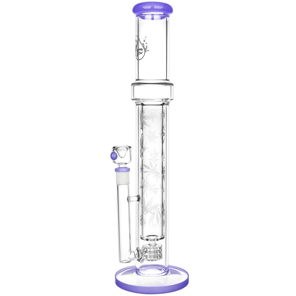 Double Wall Perc Straight Tube Water Pipe