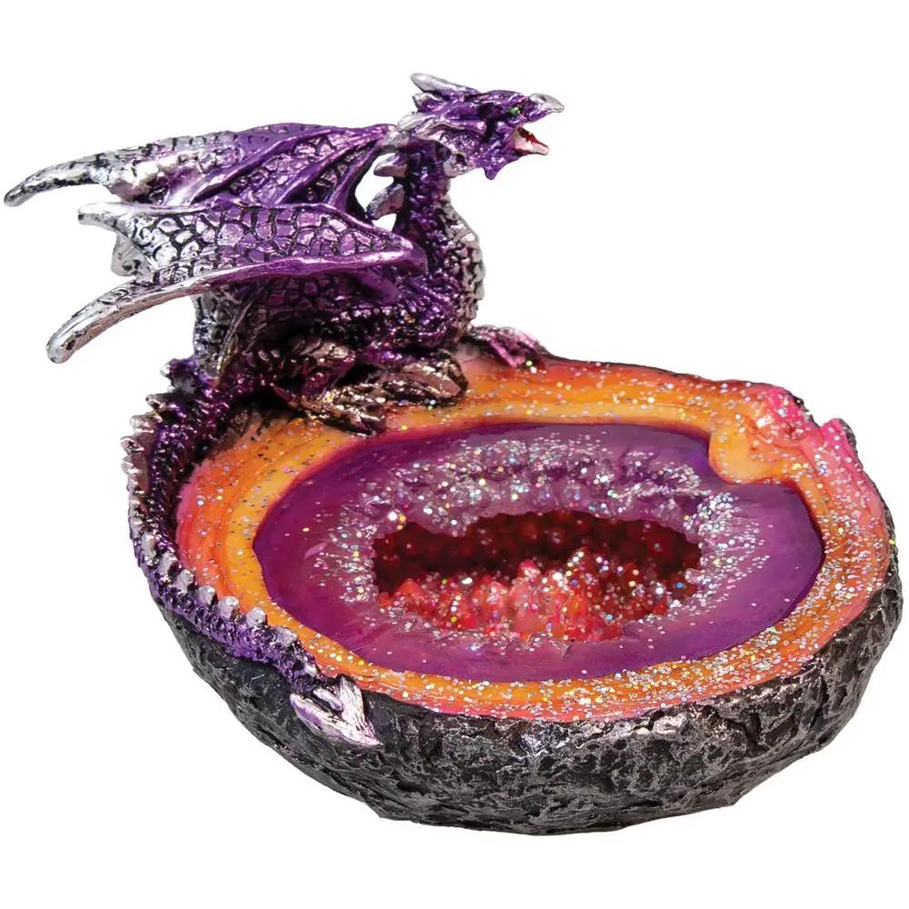 Dragon Geode Ashtrays - inhalco