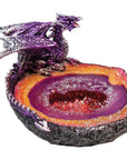 Dragon Geode Ashtrays - inhalco