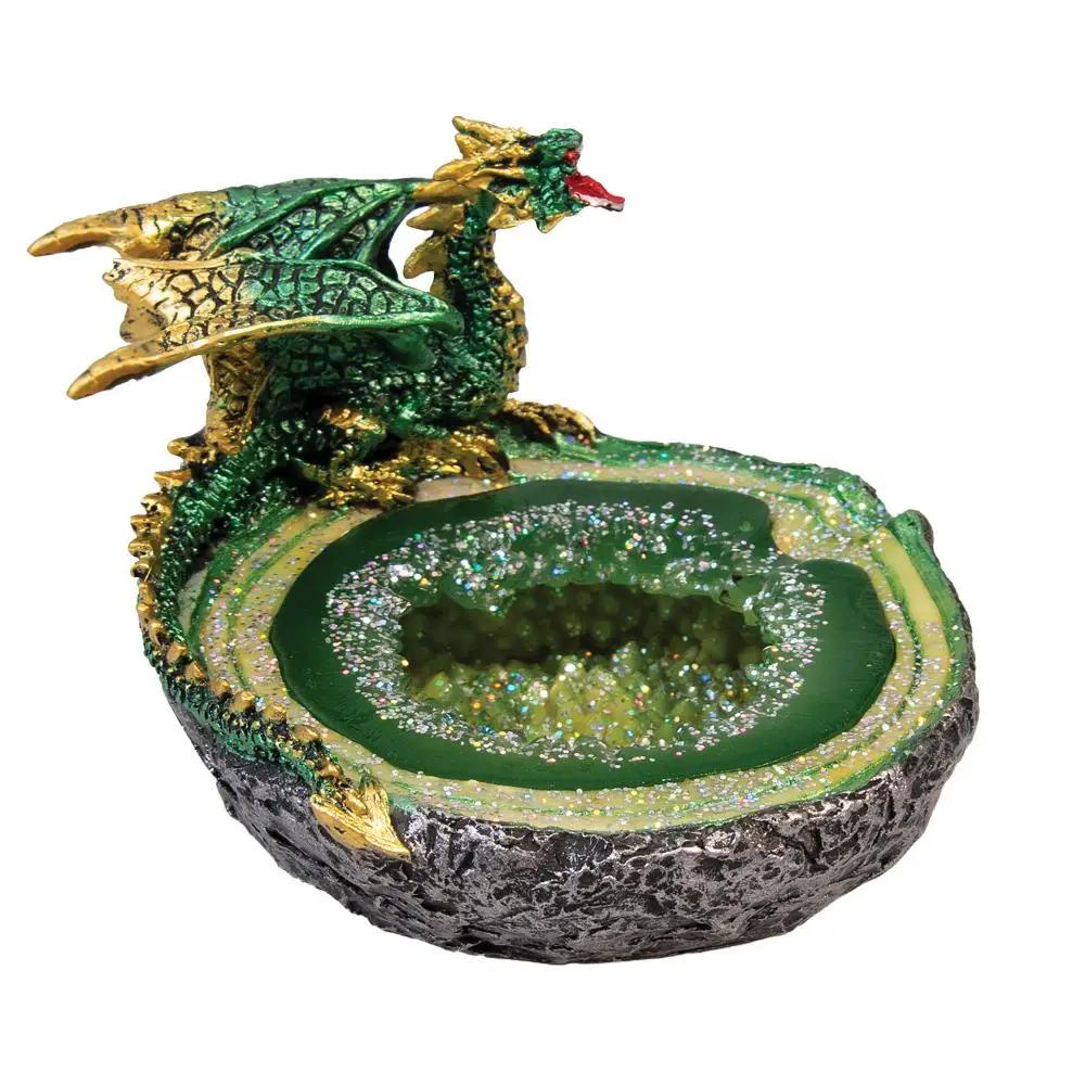 Dragon Geode Ashtrays - inhalco