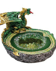 Dragon Geode Ashtrays - inhalco