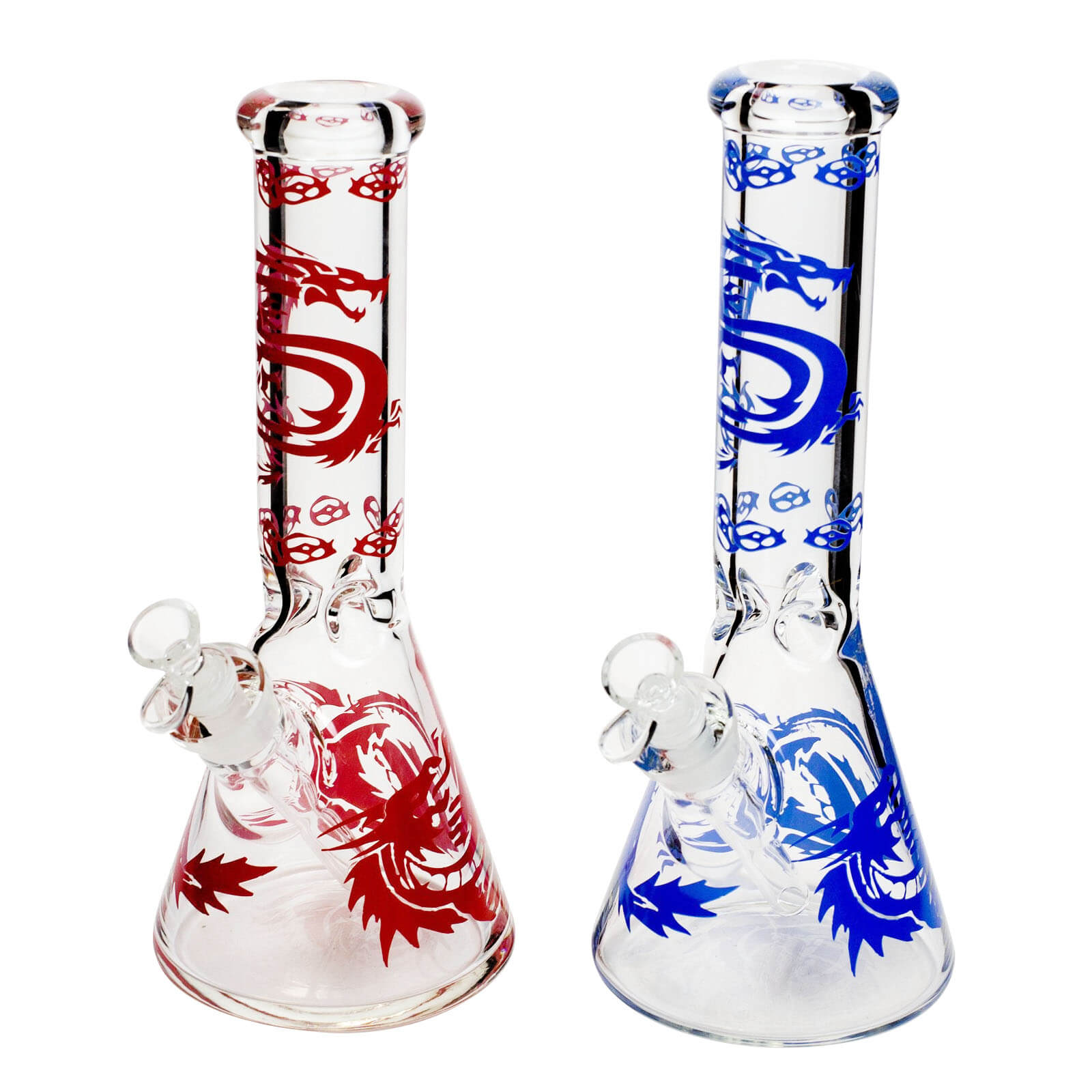 12" Dragon Glass Bong - INHALCO