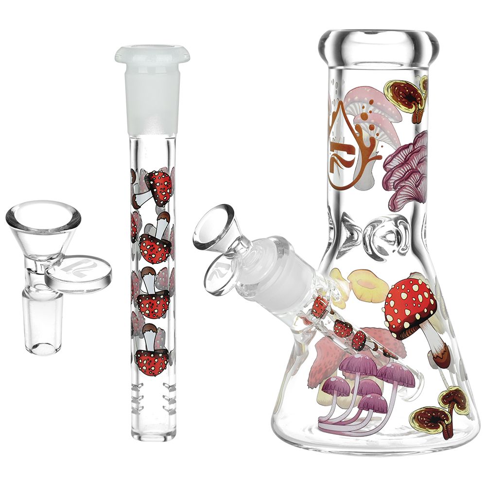 Eat Me Mushroom Thick Beaker Bong