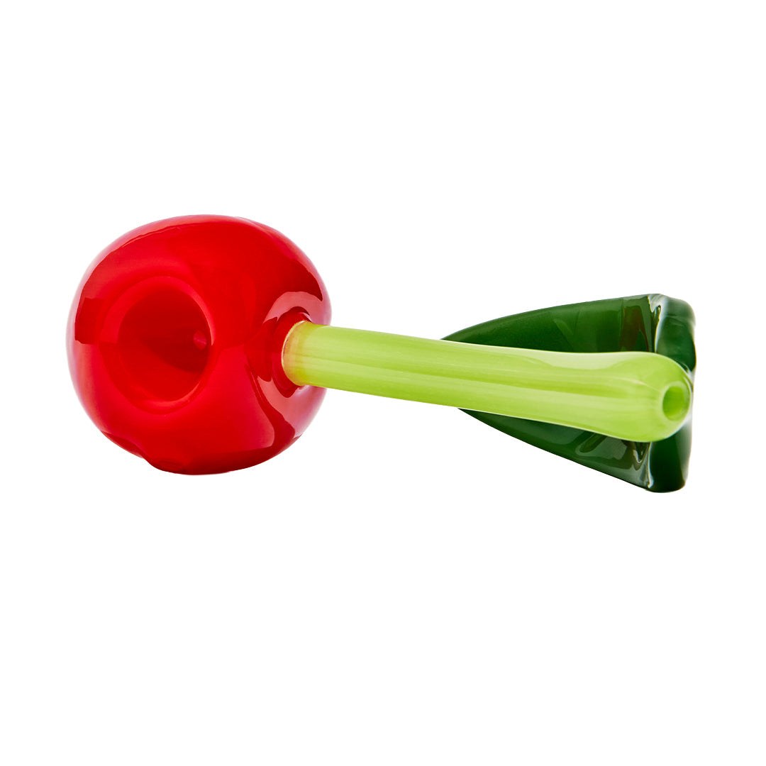 Edie Parker Hand Pipes Cherry 