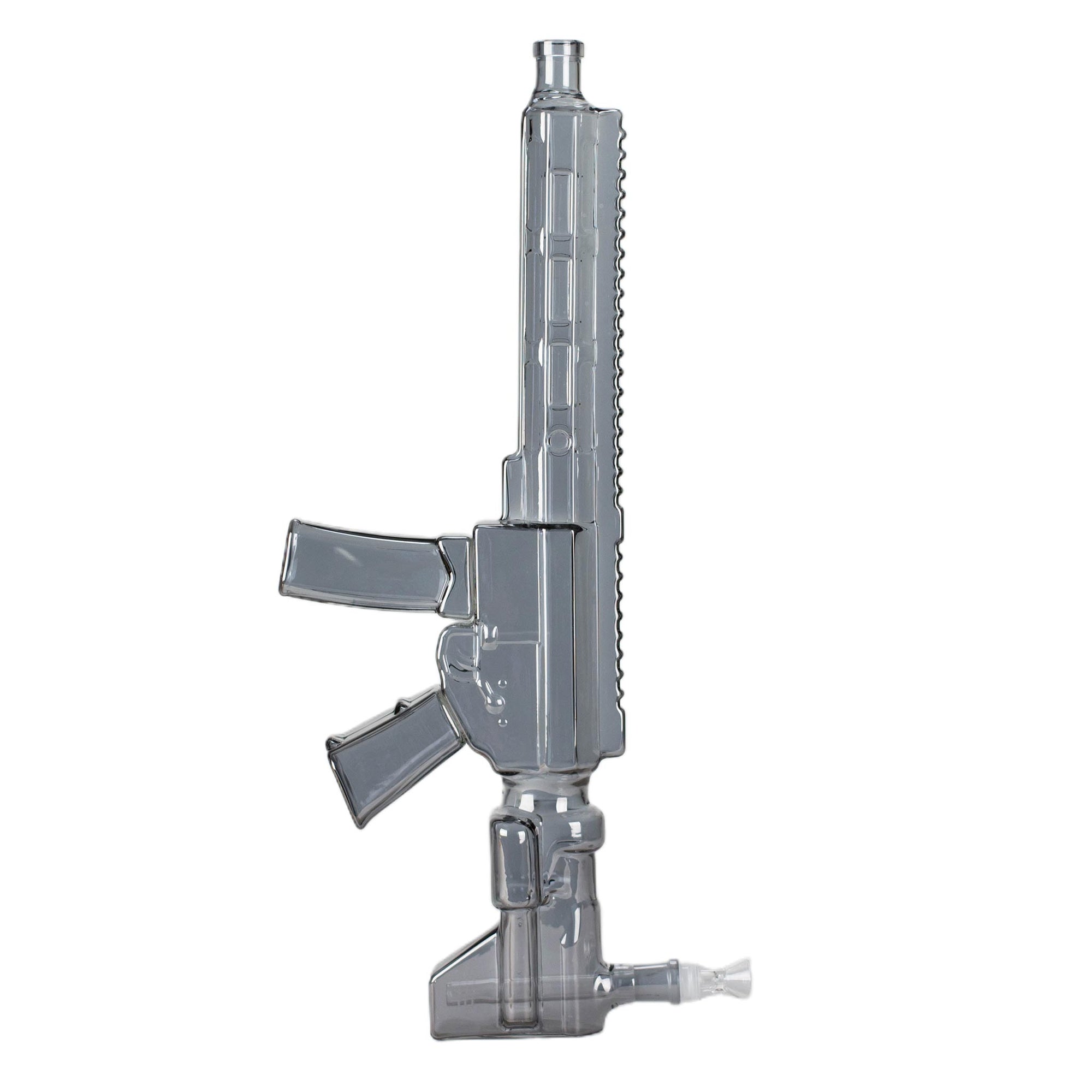 22" Electroplated Machine Gun Bong - inhalco