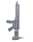 22" Electroplated Machine Gun Bong - inhalco