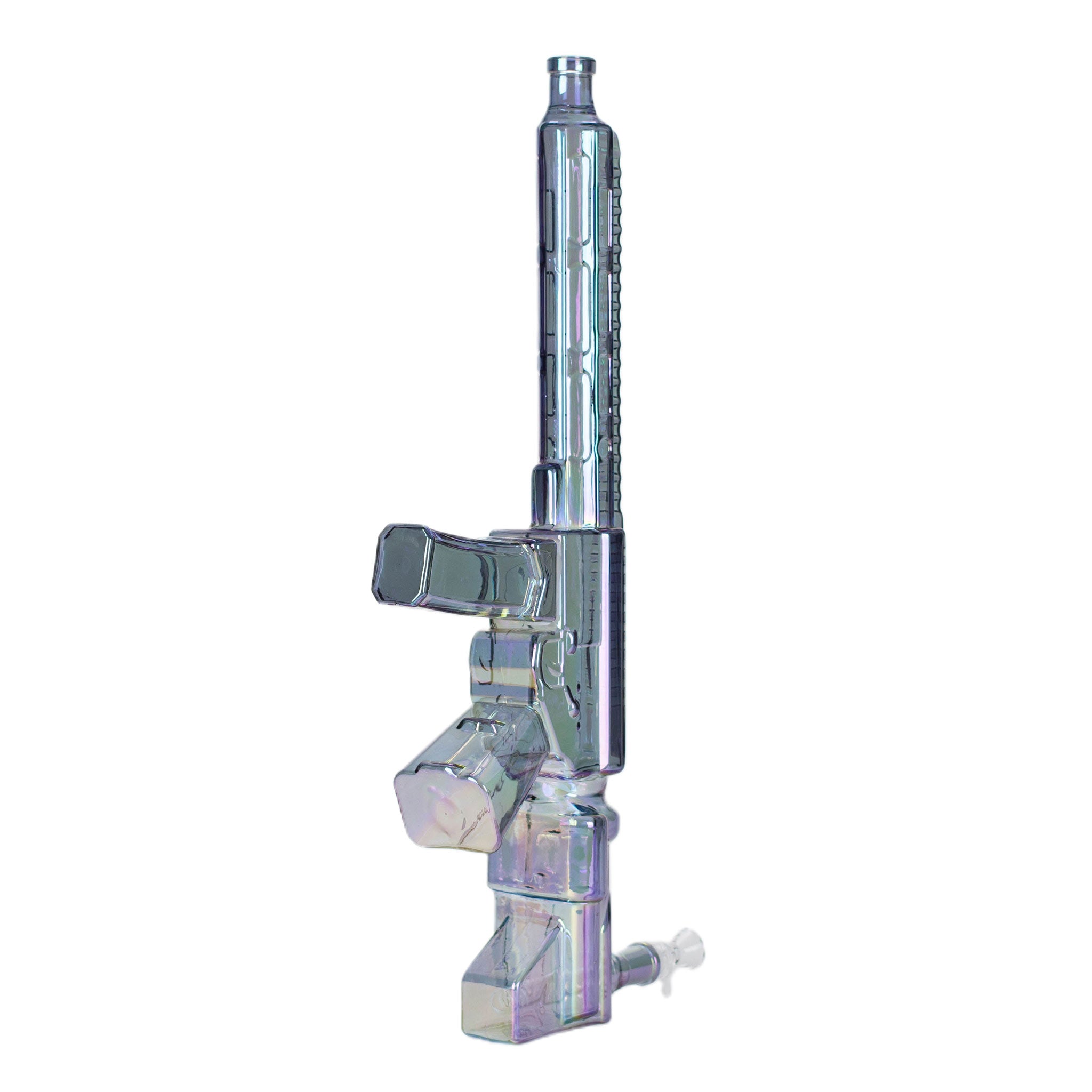 22&quot; Electroplated Machine Gun Bong - inhalco