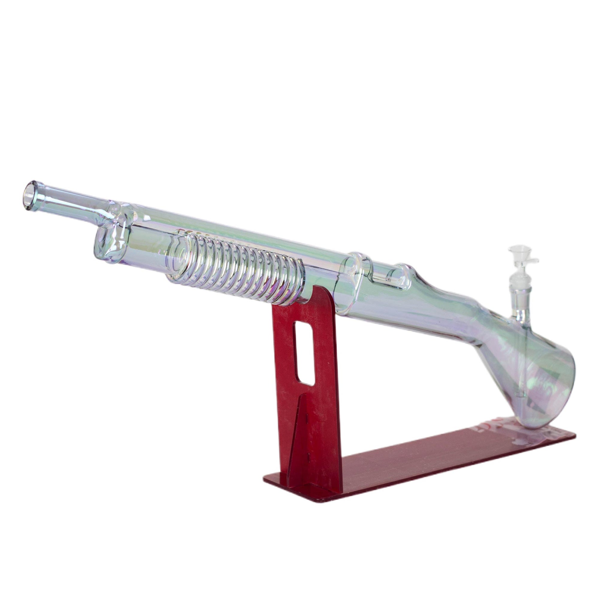 27" Electroplated Shotgun Shaped Bong - inhalco