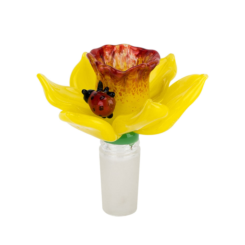 Empire Glassworks Daffodil Bowl Piece 14mm Male - INHALCO
