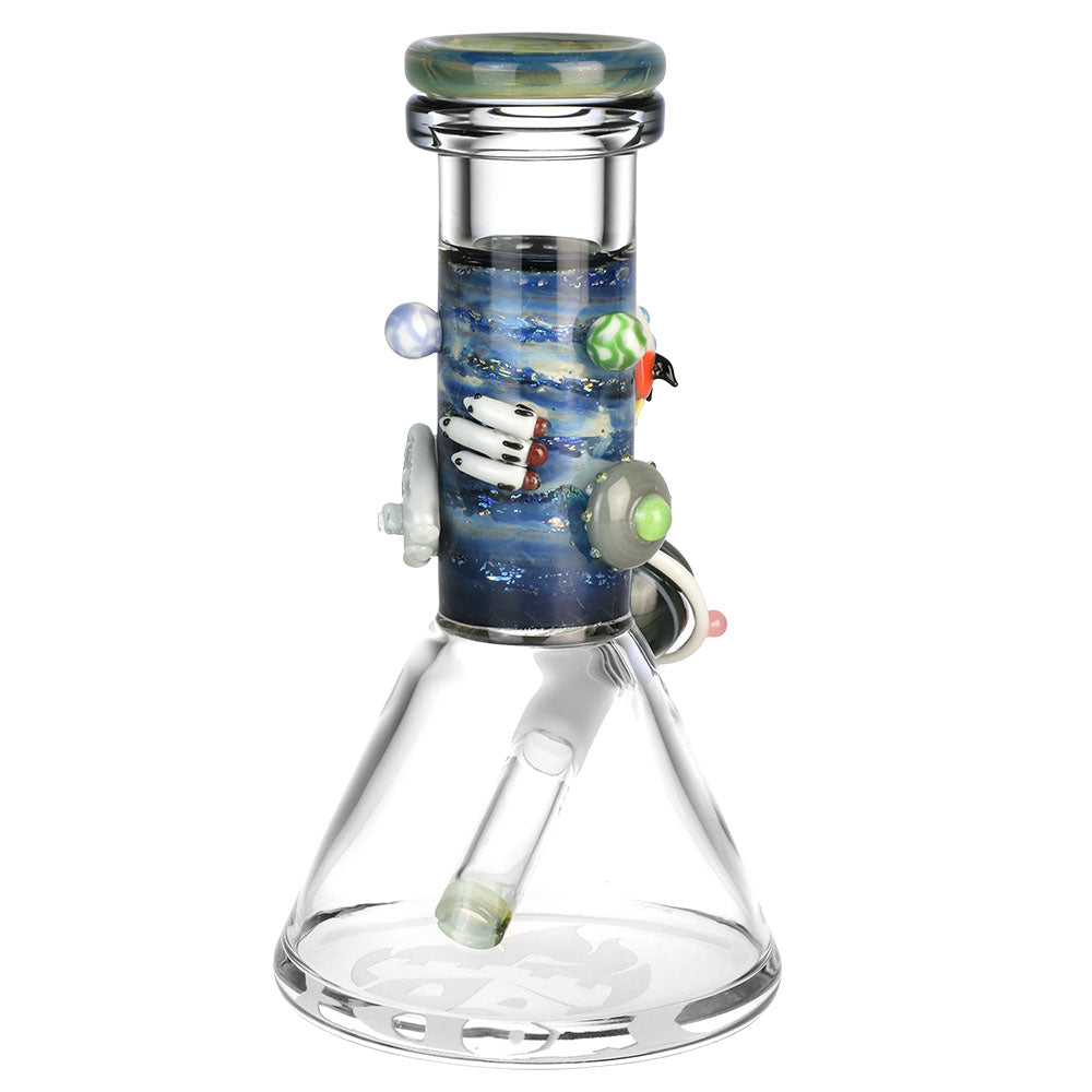 Empire Glassworks Galaxy Beaker Water Pipe 8&quot; - INHALCO