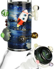 Empire Glassworks Galaxy Beaker Water Pipe 8" - INHALCO