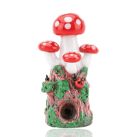 Empire Glassworks Mushrooms Dry Pipe - INHALCO