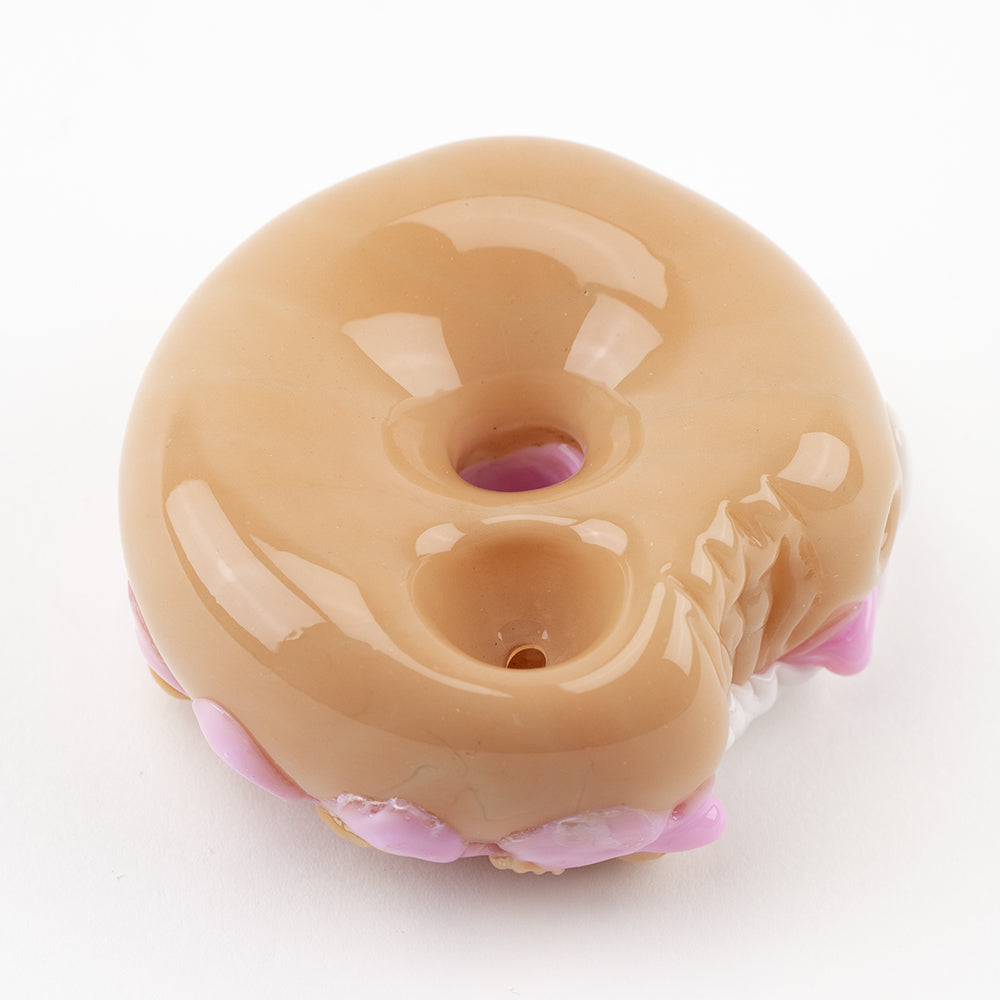 Empire Glassworks Pink Donut Bite Me Dry Pipe - INHALCO