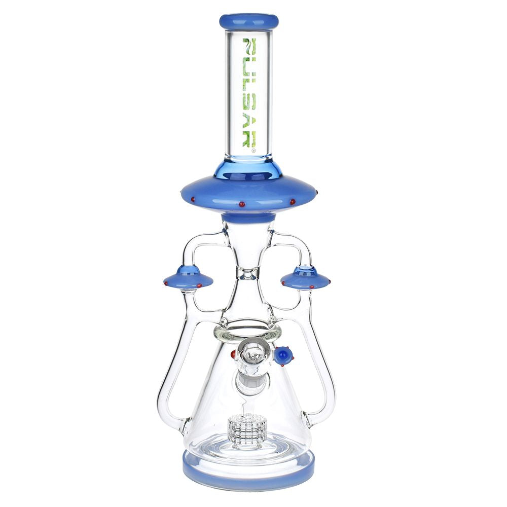 Far-Out Visitors Recycler Water Pipe - inhalco