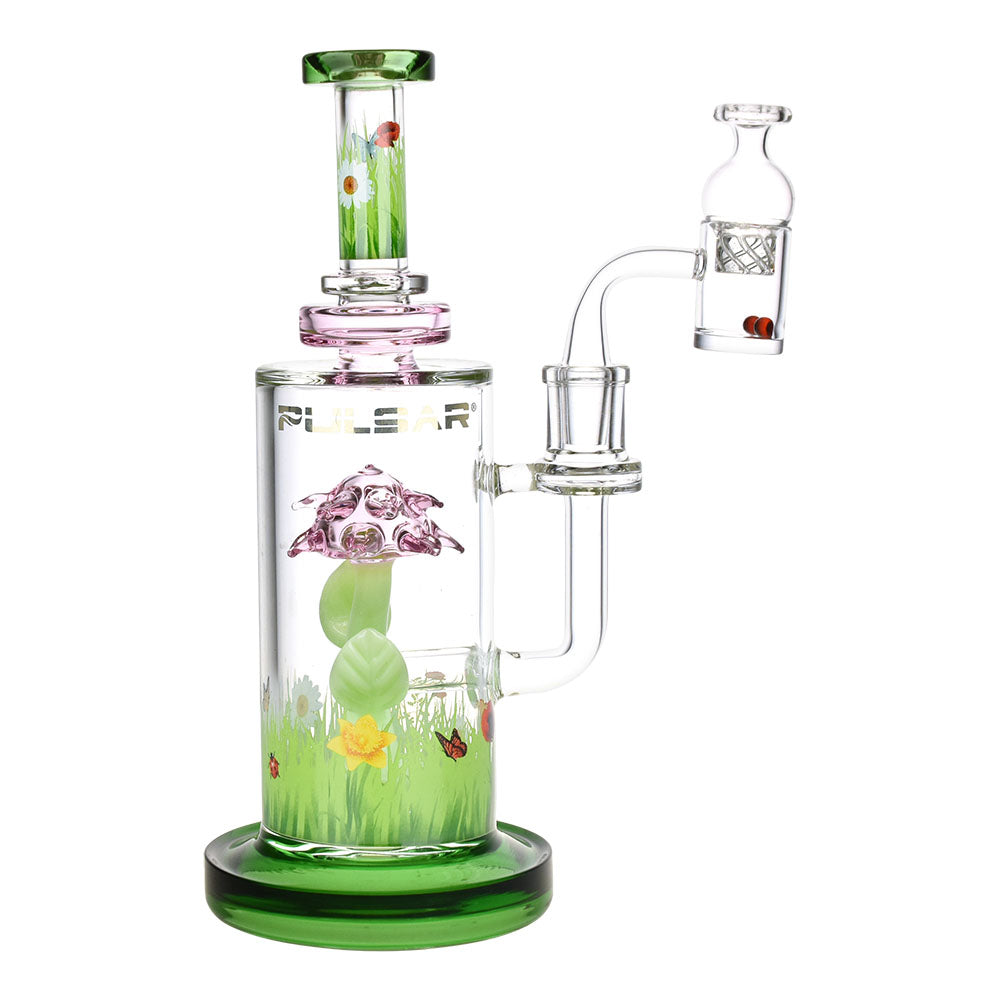 Flower Dab Rig with Carb Cap - inhalco