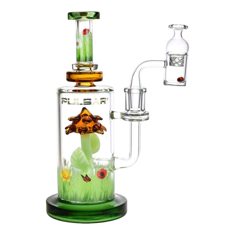 Flower Dab Rig with Carb Cap - inhalco