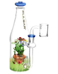 Flower Garden Bottle Dab Rig - inhalco