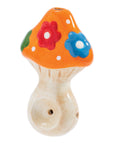 Flower Mushroom Ceramic Hand Pipe - inhalco