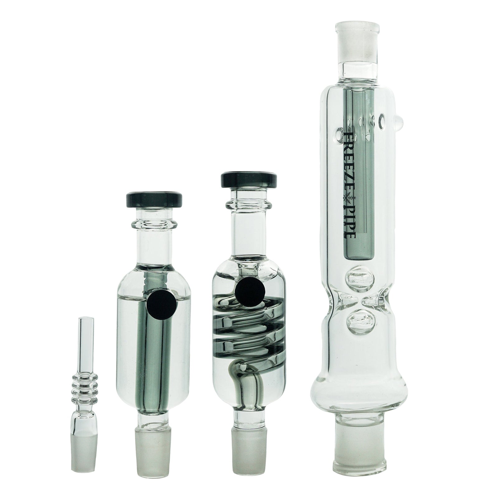 Freeze Pipe Bubbler Nectar Collector Kit Glass - INHALCO