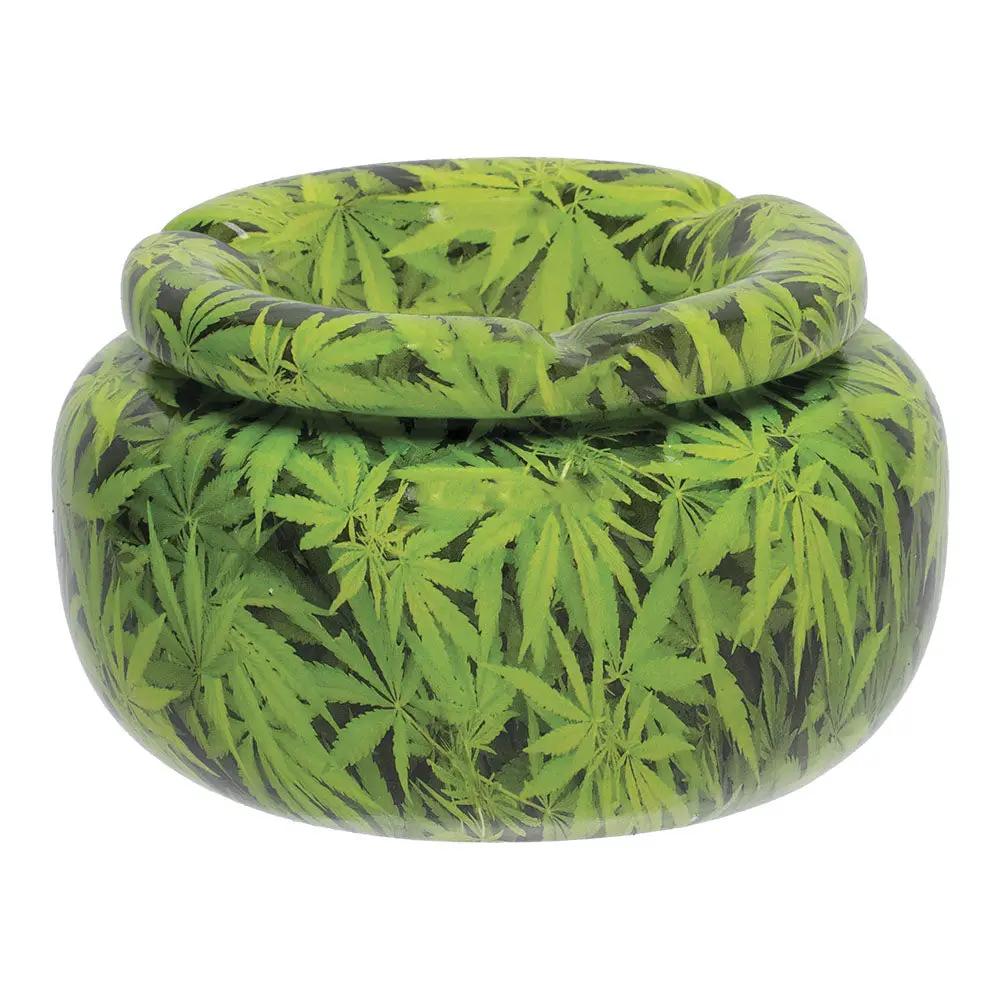 Fujima Moroccan Green Leaf Ashtray