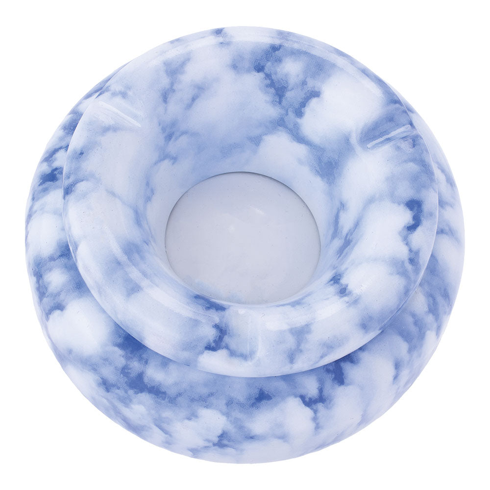 Fujima Moroccan Marble Blue Ashtray