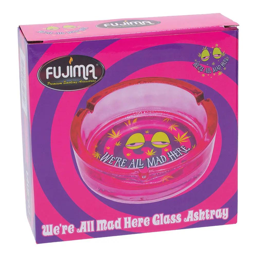 Fujima We're All Mad Here Glass Ashtray