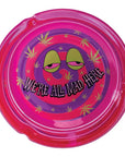 Fujima We're All Mad Here Glass Ashtray