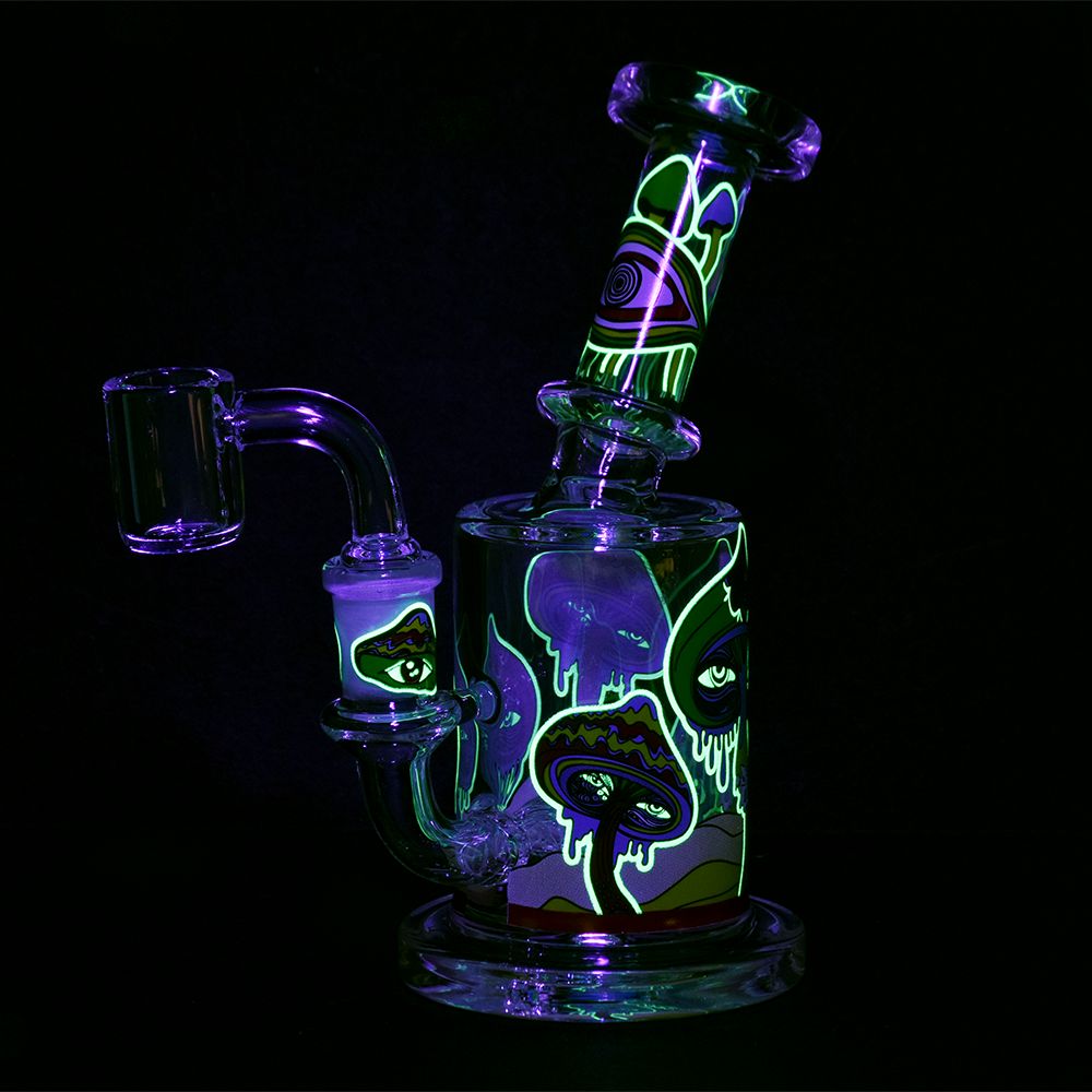 Fungi Eyes Glow In The Dark Dab Rig