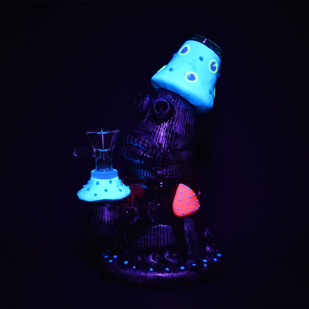 Fungus Father Glow in Dark Bong