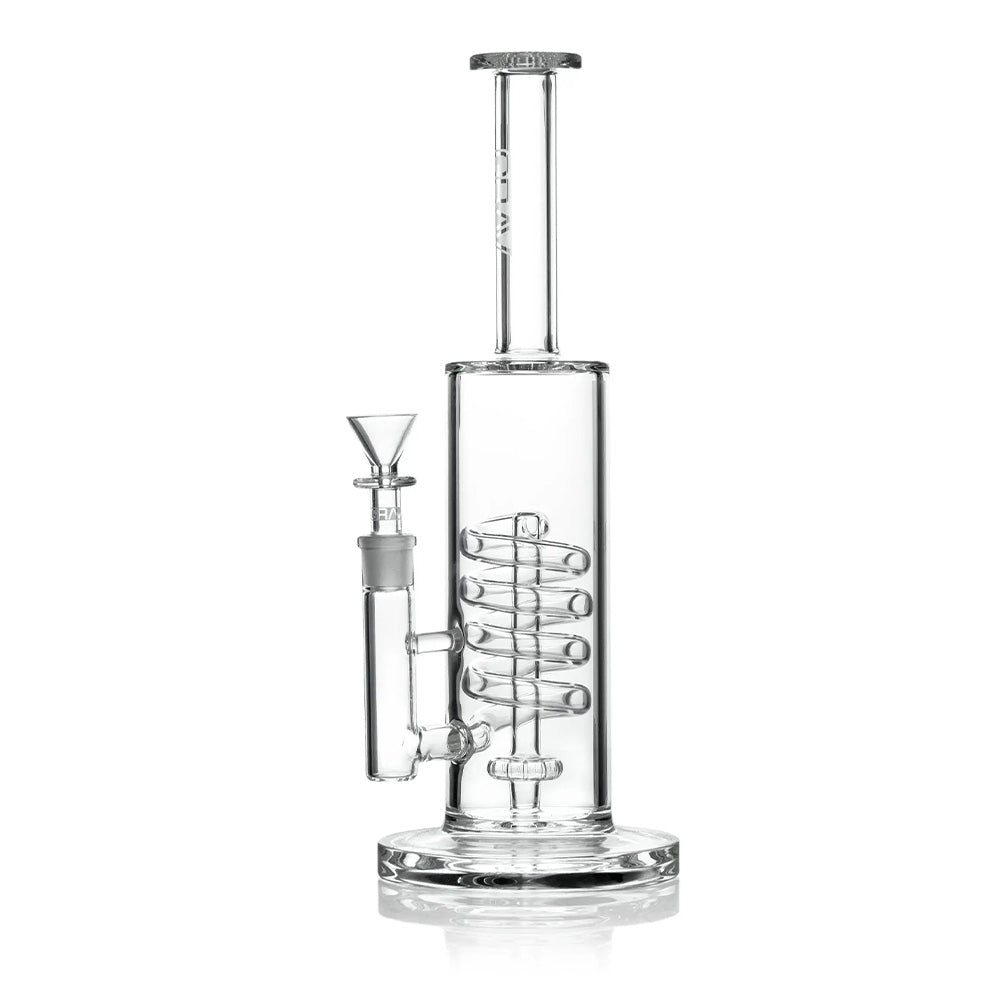 GRAV Clear Coil Showerhead Bong