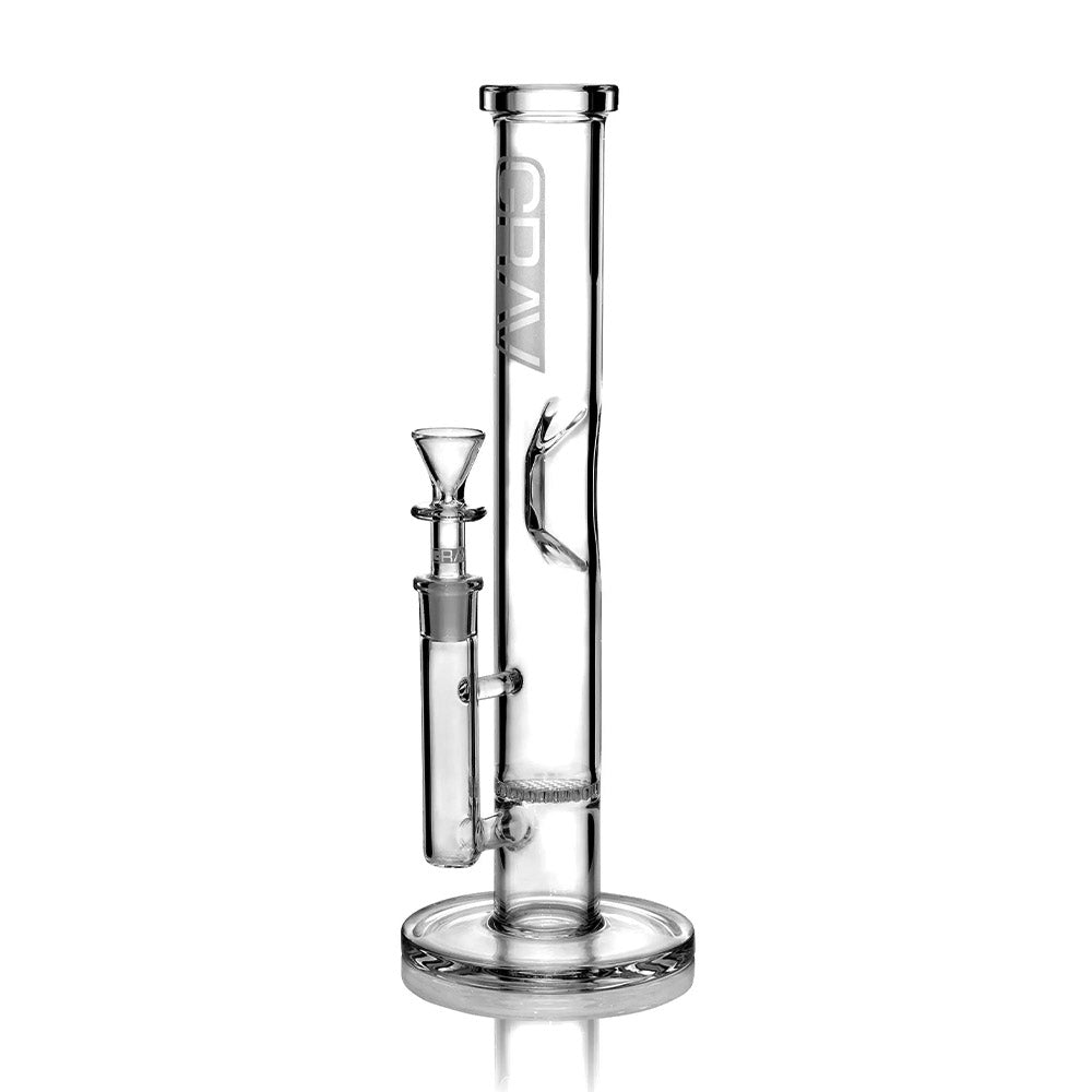 GRAV Medium Straight Tube Bong with Disc Perc