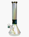 13" Genie Electroplated Glass Beaker Water Bong