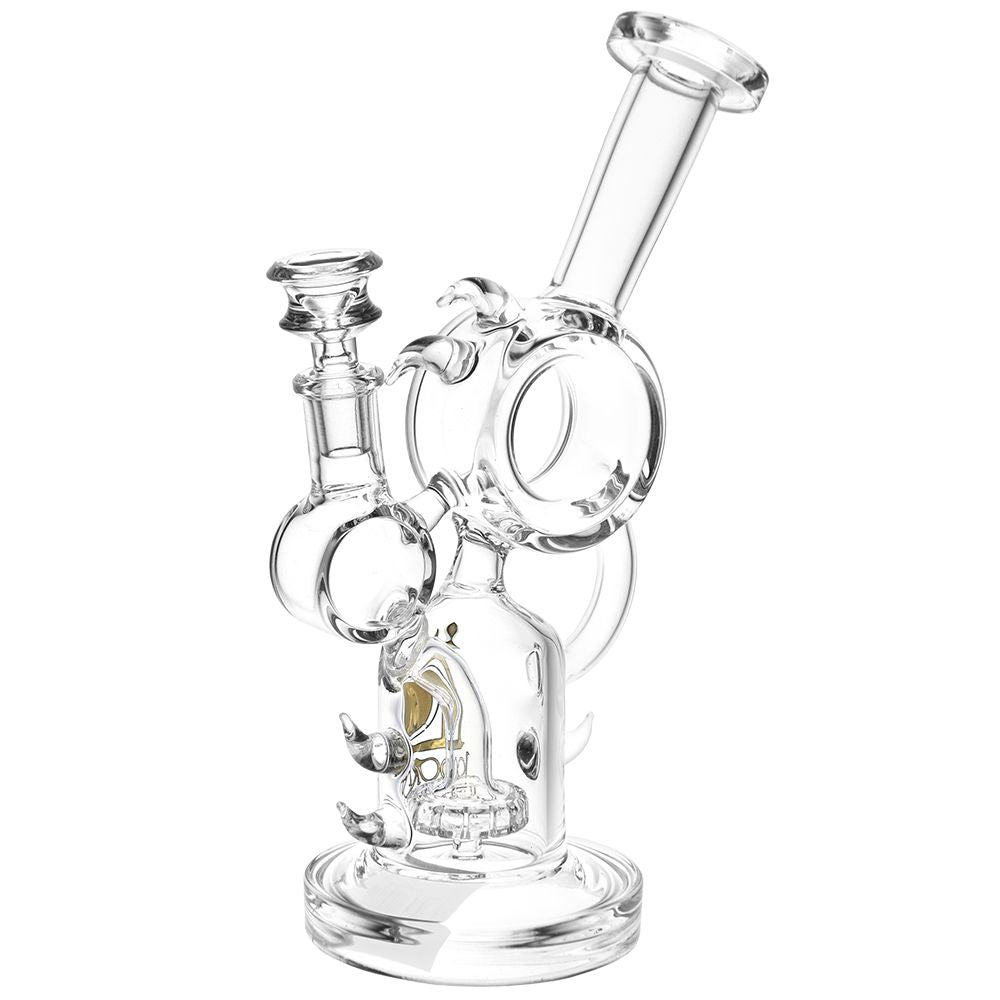 Glass Hedgehog Recycler Water Pipe