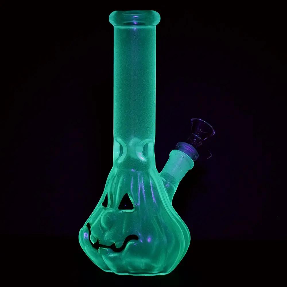 Glow In Dark Jack-O-Lantern Bong